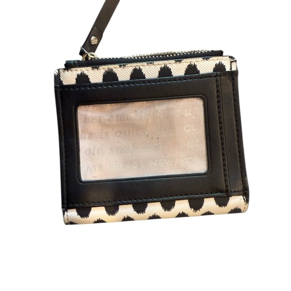 Kate Spade Black and White Polka Dot Wallet - Picture 3 of 5